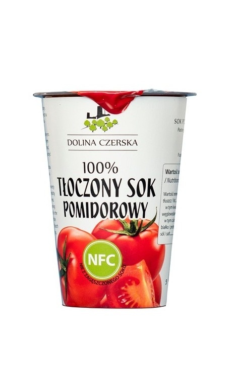 DOLINA CZERSKA NFC Sok tłoczony MIX smaków 195-200ml 20x kubek