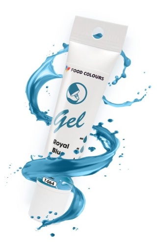 FOOD COLOURS Barwnik spożywczy Gel w tubce T-064 Royal Blue 30g