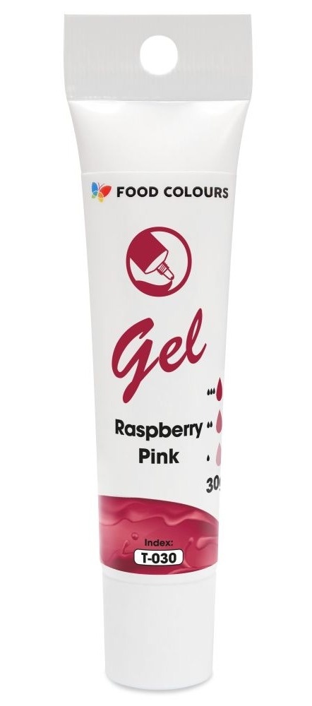 FOOD COLOURS Barwnik spożywczy Gel w tubce T-030 Raspberry Pink 30g