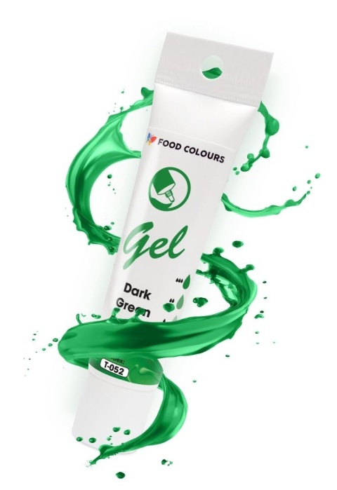 FOOD COLOURS Barwnik spożywczy Gel w tubce T-052 Dark Green 30g