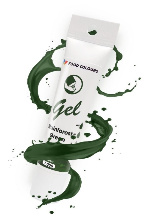 FOOD COLOURS Barwnik spożywczy Gel w tubce T-056 Rainforest Green 30g