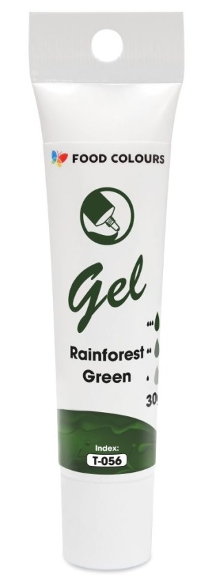 FOOD COLOURS Barwnik spożywczy Gel w tubce T-056 Rainforest Green 30g