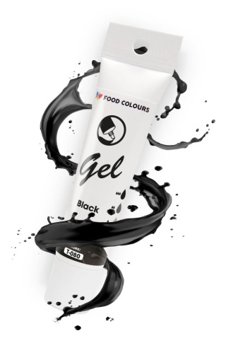FOOD COLOURS Barwnik w żelu Gel T-080 Black 30g