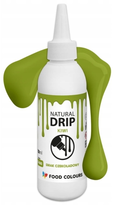 FOOD COLOURS Drip czekoladowy polewa zastygająca KIWI 100ml