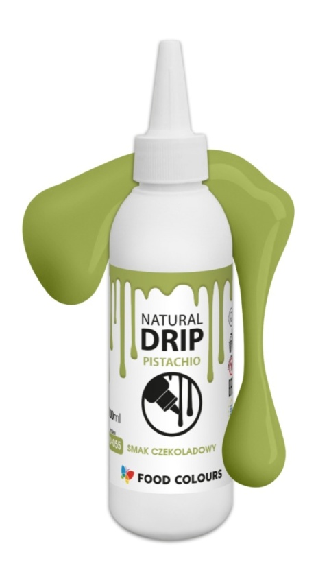FOOD COLOURS Drip czekoladowy polewa zastygająca PISTACHIO 100ml