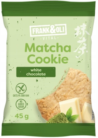 FRANK&OLI Matcha Cookie with white chocolate 45g NOWOŚĆ