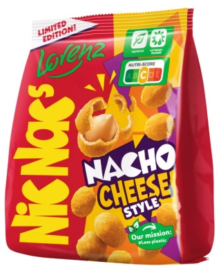 LORENZ NIC NAC'S Orzeszki w skorupce Nacho Cheese 110g