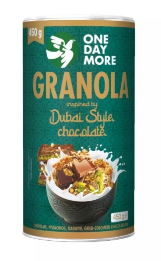 OneDayMore Granola Dubai Style chocolate 450g