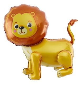 PartyPal Balon foliowy stojący Lew 53x54cm