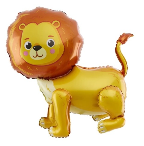 PartyPal Balon foliowy stojący Lew 53x54cm