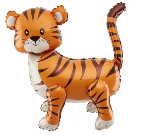 PartyPal Balon foliowy stojący Tygrysek 58x56cm