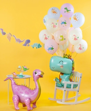 PartyPal Balony Dinozaury 12cali 6szt.