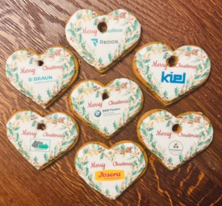 Pierniki z Twoim logo duże 10szt. Dowolny nadruk