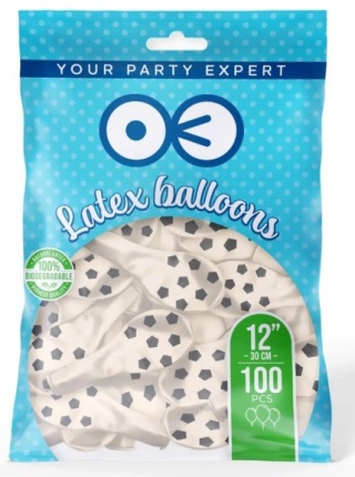 PartPal Balony biodegradowalne Football 12cali 100szt.