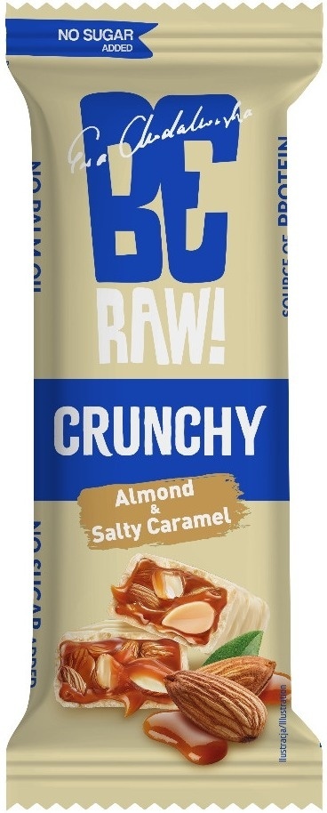 BeRAW Baton Crunchy Almonds & Salty carmel 40g