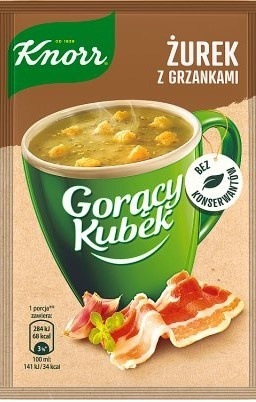 KNORR Gorący Kubek Zupa Żurek z grzankami 17g