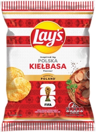 LAY'S Chipsy ziemniaczane o smaku polska kiełbasa 130g FIFA 2026 5+1