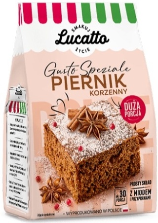 Lucatto Piernik korzenny duża porcja 680g