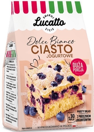 Lucatto Ciasto jogurtowe duża porcja 640g