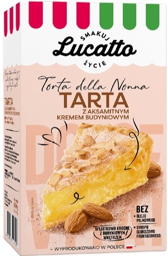 Lucatto Tarta z aksamitnym kremem budyniowym 610g