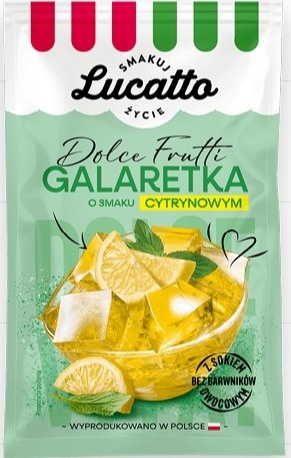 Lucatto Galaretka o smaku cytrynowym 70g