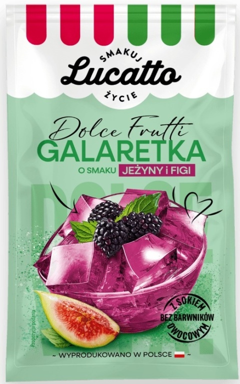 Lucatto Galaretka o smaku jeżyny i figi 70g