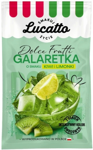 Lucatto Galaretka o smaku kiwi i limonki 70g