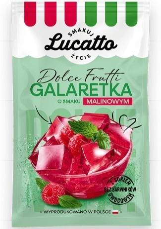Lucatto Galaretka o smaku malinowym 70g
