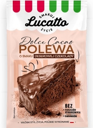 Lucatto Polewa o smaku deserowej czekolady 100g