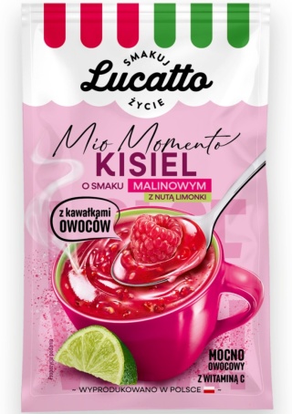 Lucatto Kisiel malina z nutką limonki 31,5g
