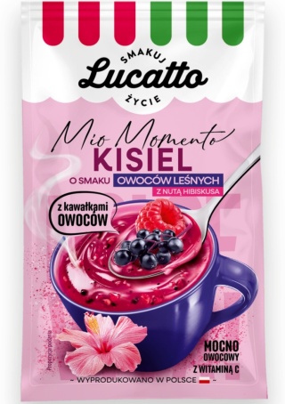 Lucatto Kisiel owoce leśne z nutką hibiskusa 31,5g