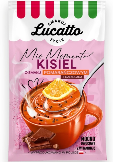 Lucatto Kisiel pomarańcza z nutką czekolady 30g