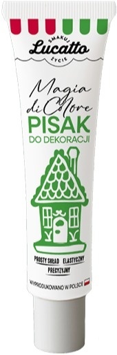 Lucatto Pisak dekoracyjny biały 20g