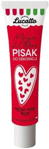 Lucatto Pisak dekoracyjny czerwony 20g