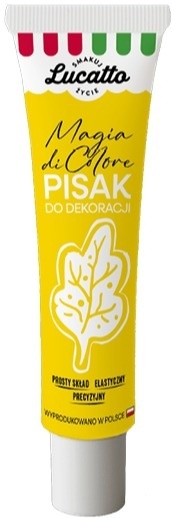 Lucatto Pisak dekoracyjny żółty 20g