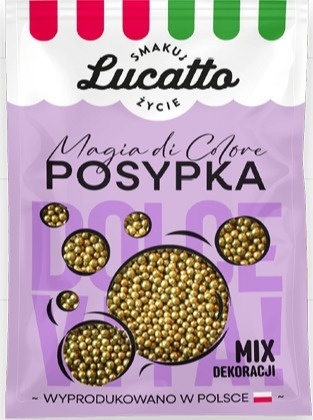 Lucatto Posypka – magia di colore – złoty maczek 30g