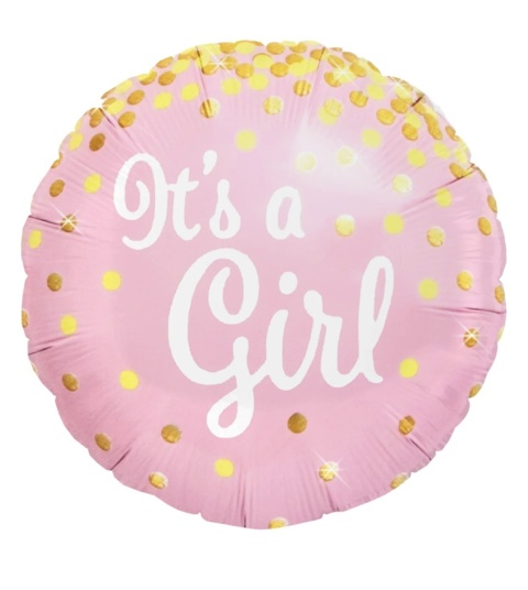 PartyPal Balon foliowy It's a girl 18cali
