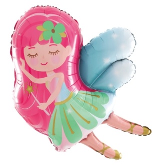 PartyPal Balon foliowy Wróżka 60x70cm