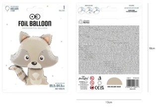 PartyPal Balon foliowy Szop 64x85cm