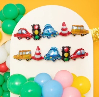 PartyPal Girlanda balonowa Auta 206x34cm