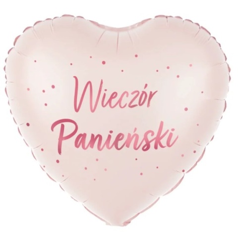 PartyPal Balon foliowy Serce Wieczór Panieński 18 cali