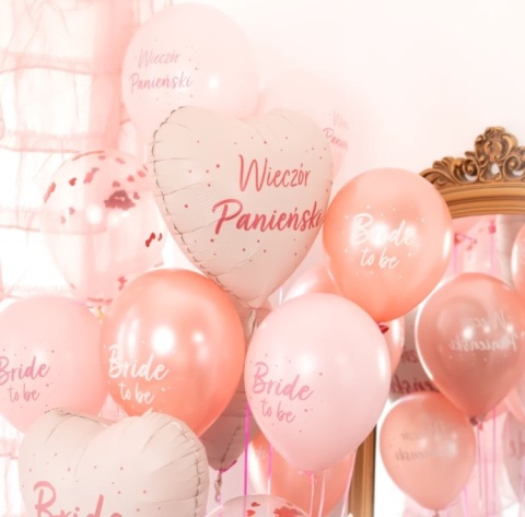 PartyPal Balon foliowy Serce Wieczór Panieński 18 cali