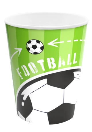 PartyPal Kubek Football 220ml 6szt.