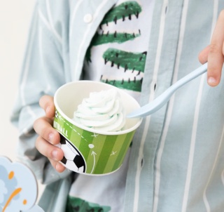 PartyPal Kubek do lodów Football 6szt.