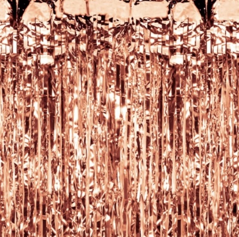 PartyPal Kurtyna imprezowa rose gold 100x200cm