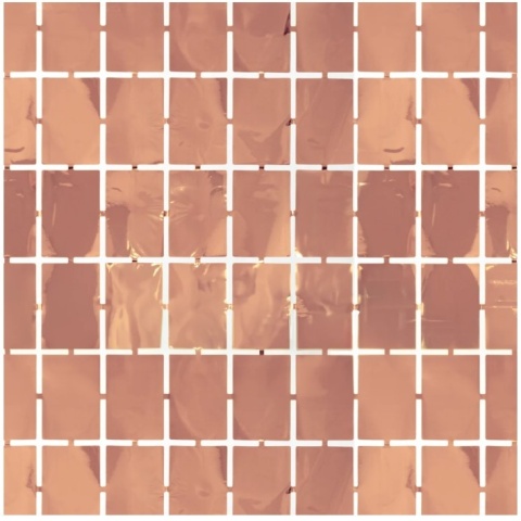 PartyPal Kurtyna imprezowa kwadraty rose gold 100x200cm