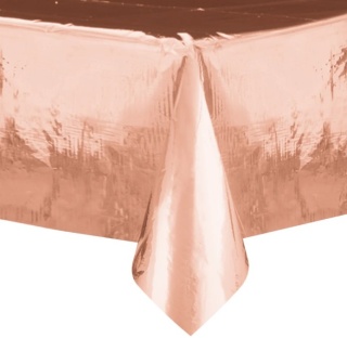 PartyPal Obrus foliowy rose gold 137x274cm
