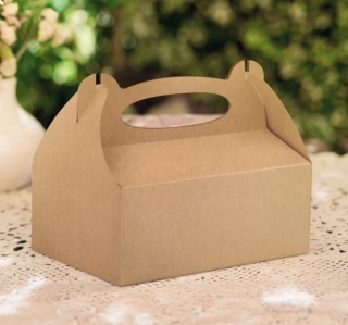 PartyPal Pudełko na ciasto natural 10 szt.