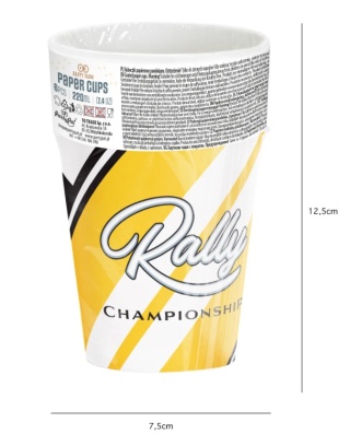 PartyPal Kubek Wyścigówki 270 ml 6 szt. zestaw