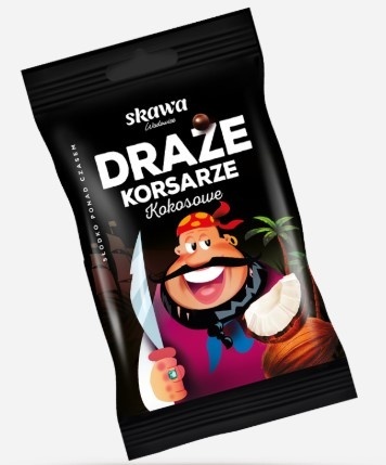 SKAWA Draże kokosowe Korsarze 70g